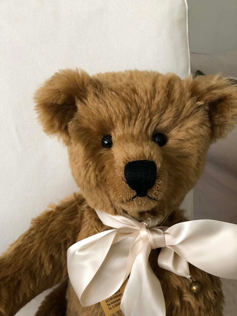 Sunny Bears artist Anne - Marie van Gelder beer mohair, Ophalen, Zo goed als nieuw, Stoffen beer, Overige merken