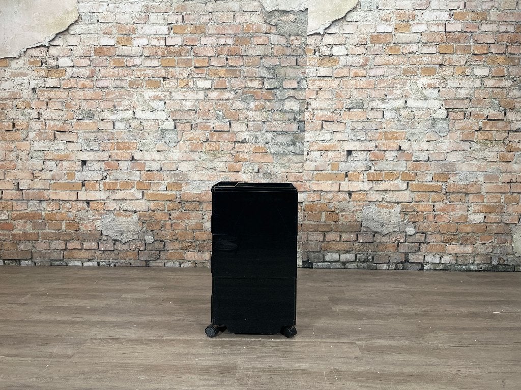 Bieffeplast Boby Trolley - zwart | Joe Colombo, Ophalen, Minder dan 50 cm, Zwart, Minder dan 100 cm