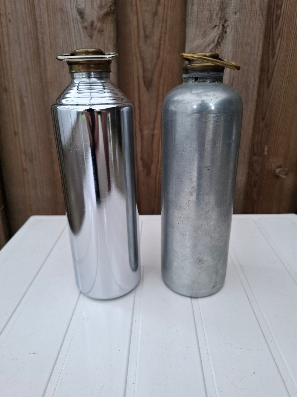Warm Water Kruiken met messingen sluitingen Vintage, Ophalen of Verzenden, Gebruikt