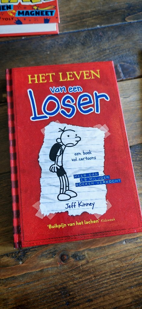 Jeff Kinney Het leven van een Loser, Boeken, Ophalen of Verzenden, Zo goed als nieuw, Jeff Kinney, Fictie algemeen