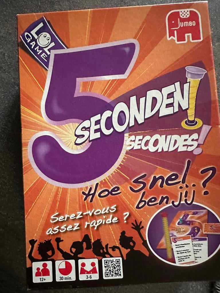 5 seconden spel, Hobby en Vrije tijd, Ophalen of Verzenden, Gebruikt