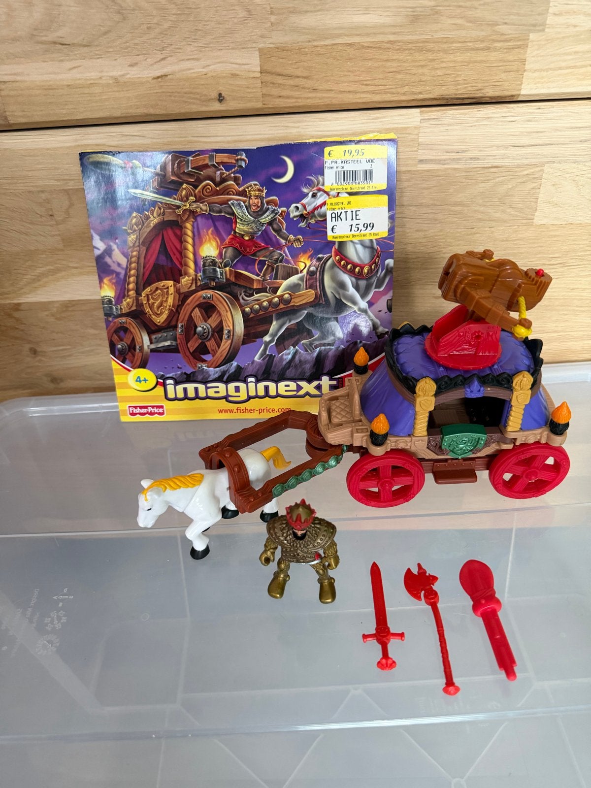 Vintage Imaginext Fisher Price Koets Set - Uitgebreid, Ophalen of Verzenden, Zo goed als nieuw