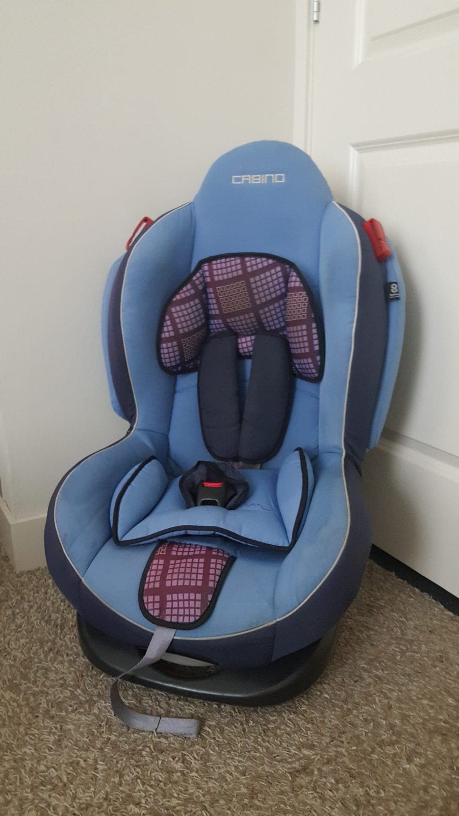 Autostoel Cabino sidearmor  - Blauw, Zijbescherming, Ophalen, Overige merken, Gebruikt