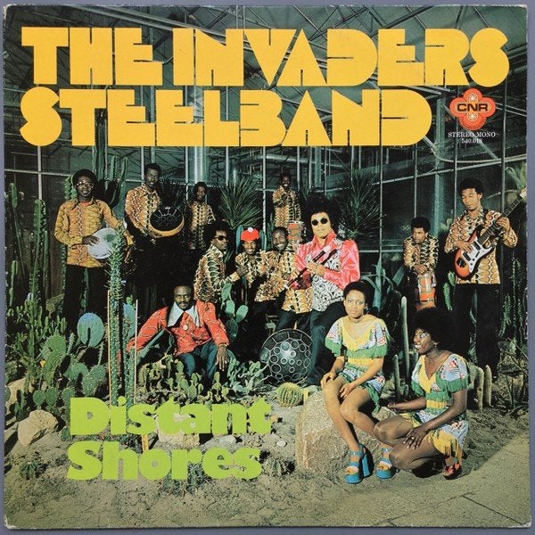 LP - The Invaders Steelband - Distant Shores, LP, Inclusief binnenhoes, Ophalen of Verzenden, Zo goed als nieuw