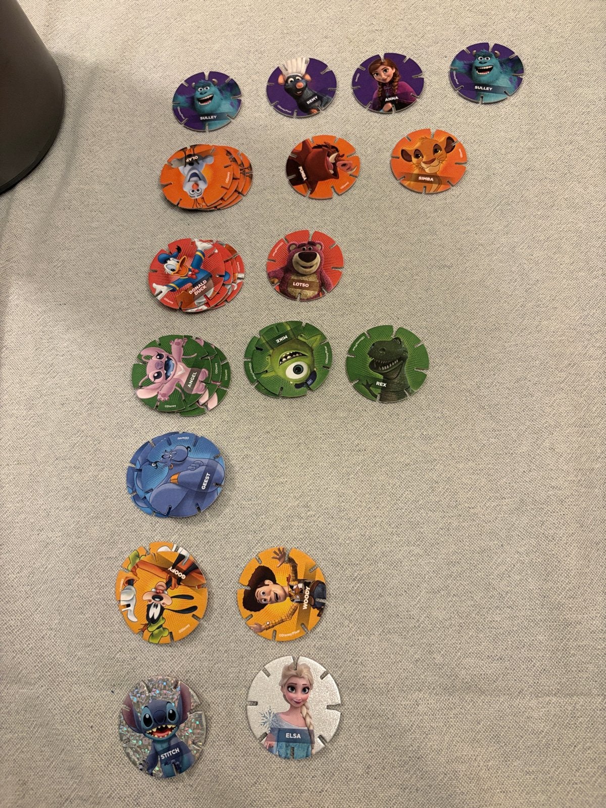 Diskeys Disney, Verzamelen, Ophalen of Verzenden, Overige figuren, Gebruikt, Overige typen