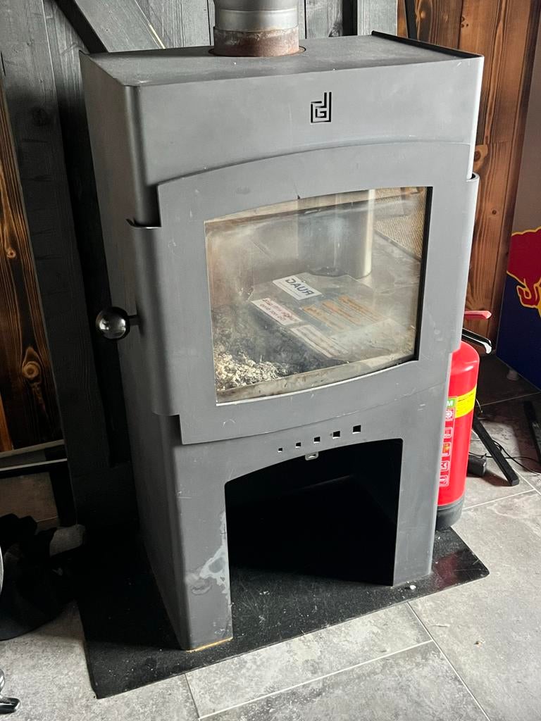 Stijlvolle dik geurts Houtkachel, Huis en Inrichting, Kachels, Gebruikt, Vrijstaand, Houtkachel, Hout, Ophalen of Verzenden
