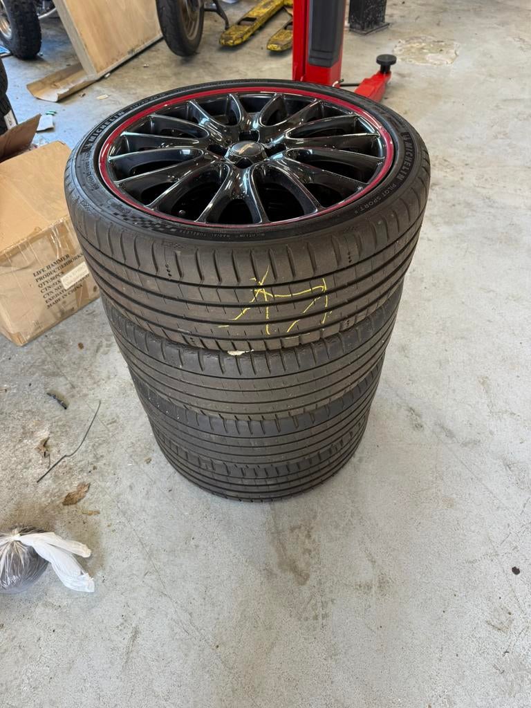 Mini r113 velgen pilot sport 5, Auto-onderdelen, Banden en Velgen, Ophalen, 18 inch, 215 mm, Velg(en)