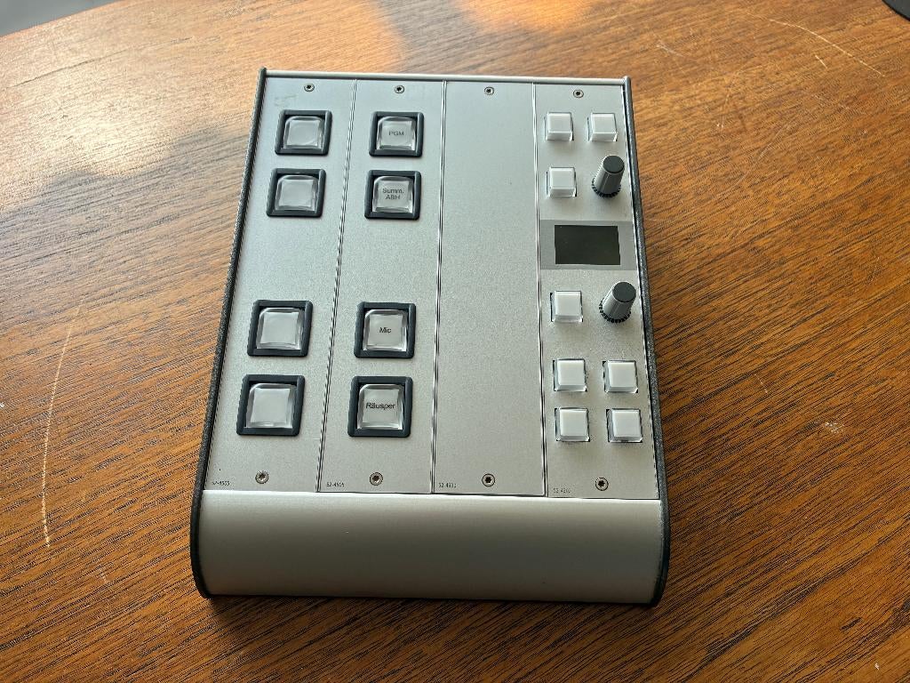 DHD Audio MX regie post Table Top Box 4, Muziek en Instrumenten, Mengpanelen, Ophalen of Verzenden, Zo goed als nieuw, Minder dan 5 kanalen