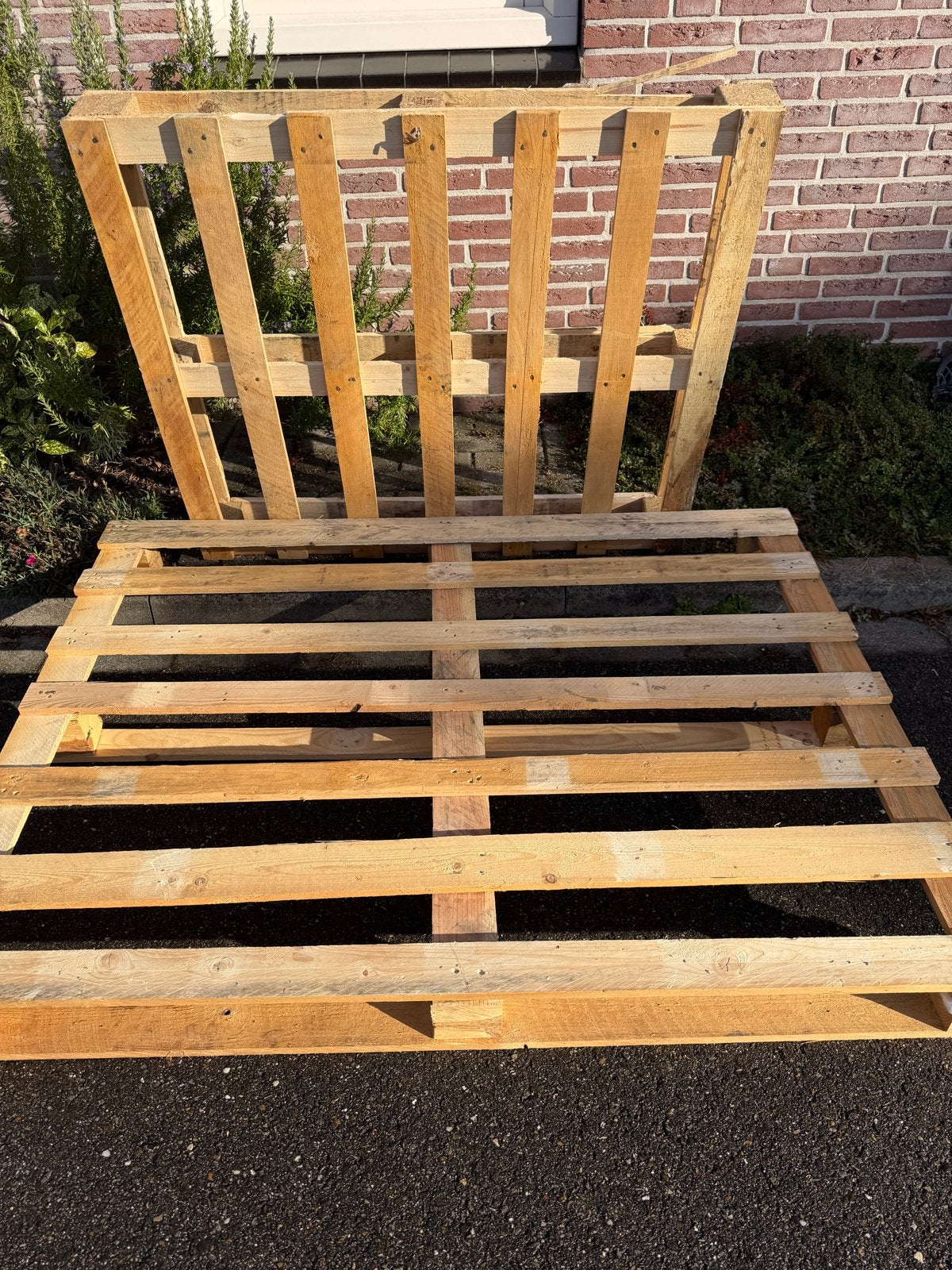2 houten pallets – gratis af te halen, Tuin en Terras, Ophalen