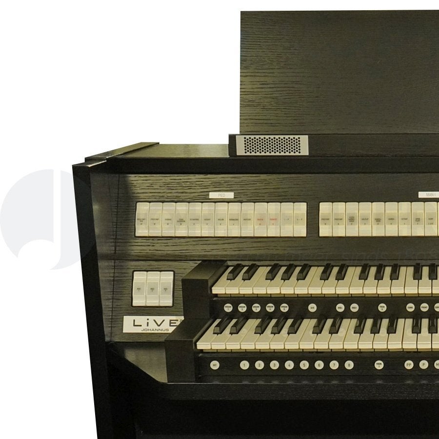 Johannus Live 2T Occasion Orgel Zwart, 2 klavieren, Gebruikt, Keplerlaan 2 6716 BS Ede Nederland, Ophalen of Verzenden