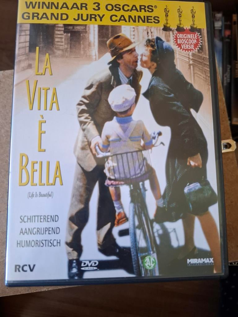 La Vita è Bella (Life is Beautiful) DVD - Oscarwinnaar, Alle leeftijden, Ophalen of Verzenden, Zo goed als nieuw, Waargebeurd drama