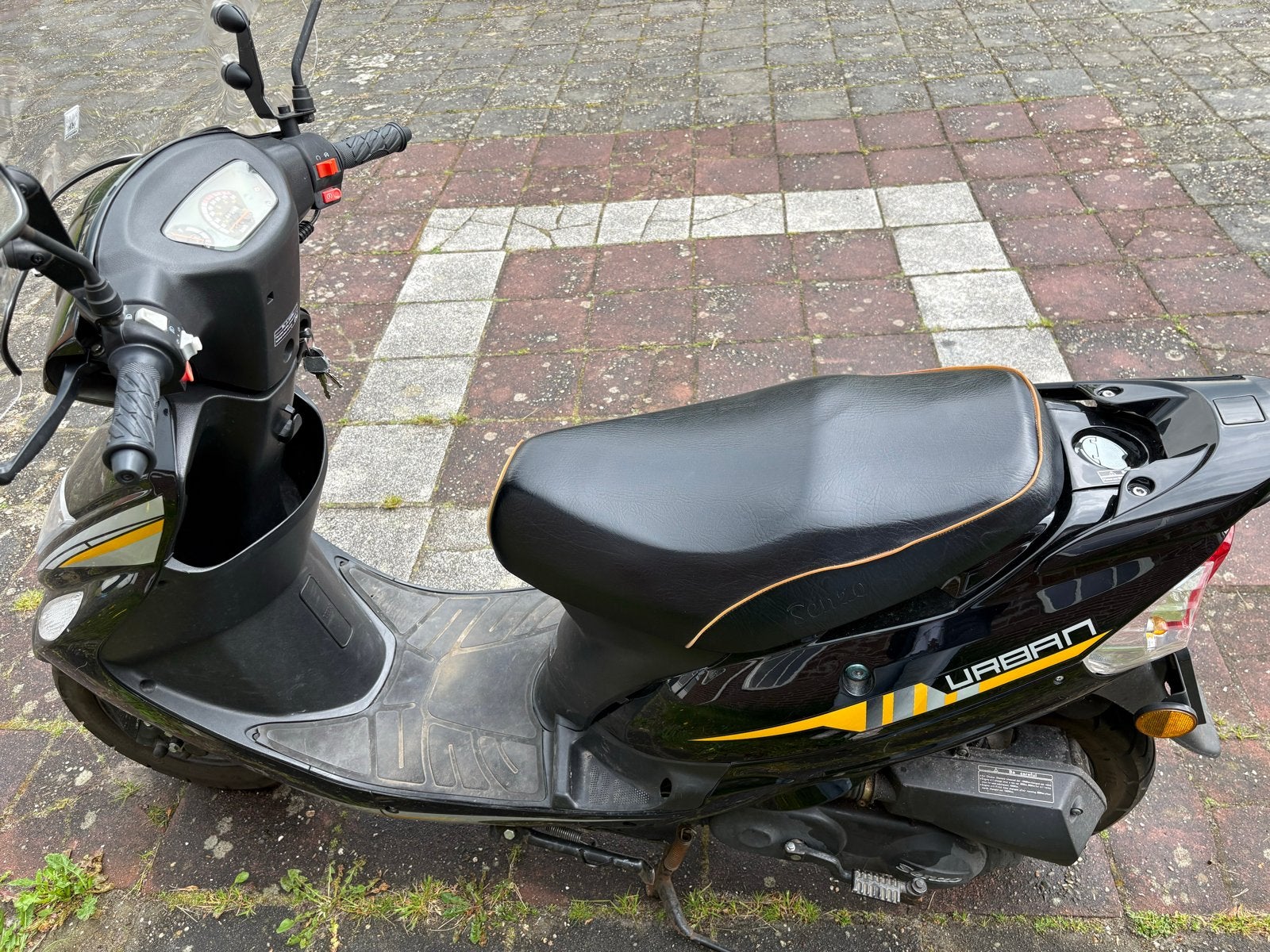 Senzo Urban Scooter 25km/u - Blauw Kenteken - Bouwjaar 2022, Ophalen, Gebruikt, Benzine, Overige merken