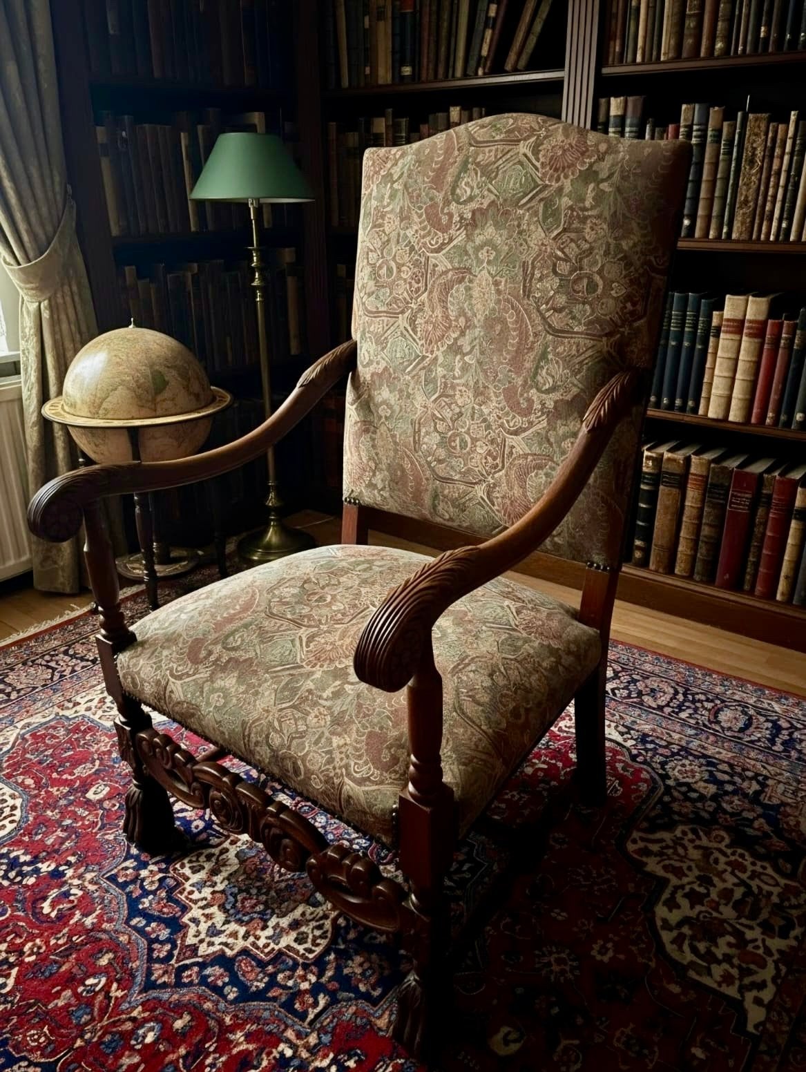 Ridderstoel (staat in Brunssum), Antiek en Kunst, Antiek | Meubels | Stoelen en Banken, Ophalen