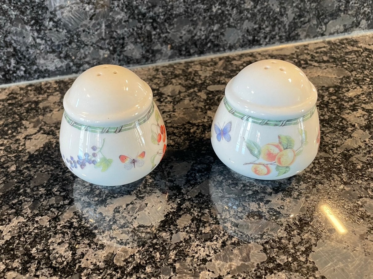Nieuwe Janneke Brinkman Fruit & Flowers Peper en Zoutstel, Ophalen of Verzenden