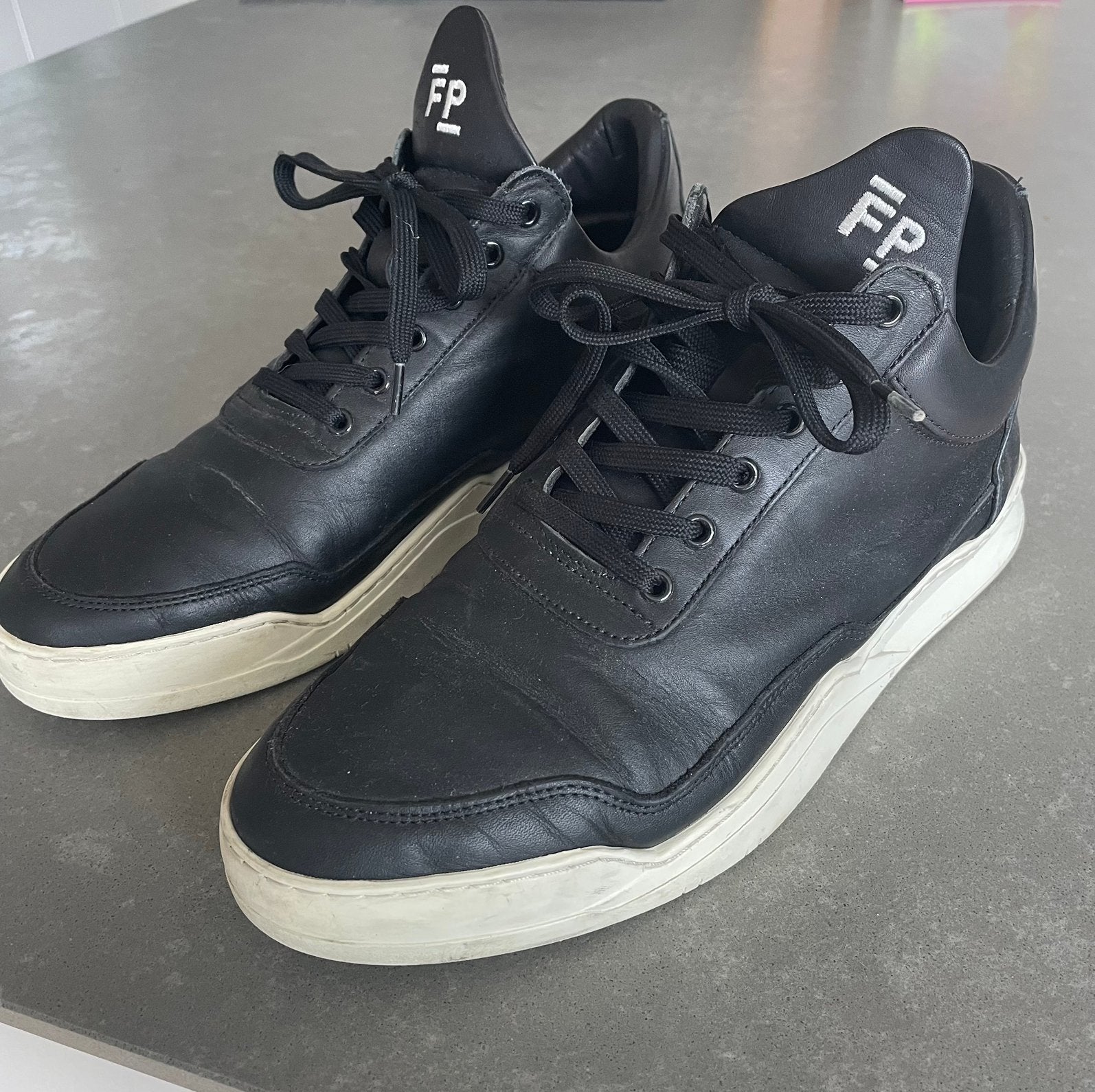 Herenschoenen, Filling pieces, zwart, maat 44, Kleding | Heren, Schoenen, Zwart, Ophalen of Verzenden, Zo goed als nieuw, Veterschoenen