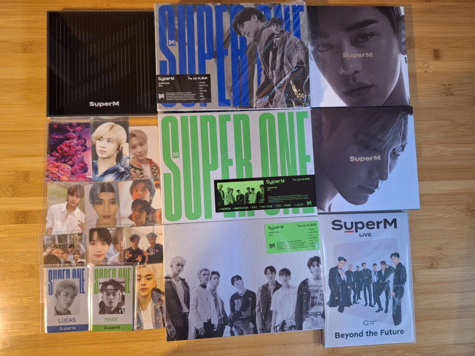 SuperM albums en fotokaartjes set (kpop), Ophalen