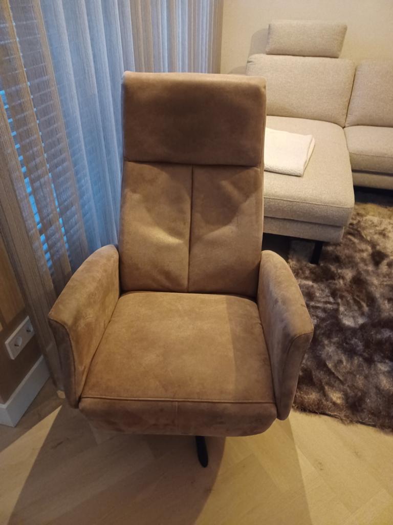 Comfortabele relax fauteuil - 5 jaar oud, Huis en Inrichting, Fauteuils, Ophalen, Gebruikt, Stof