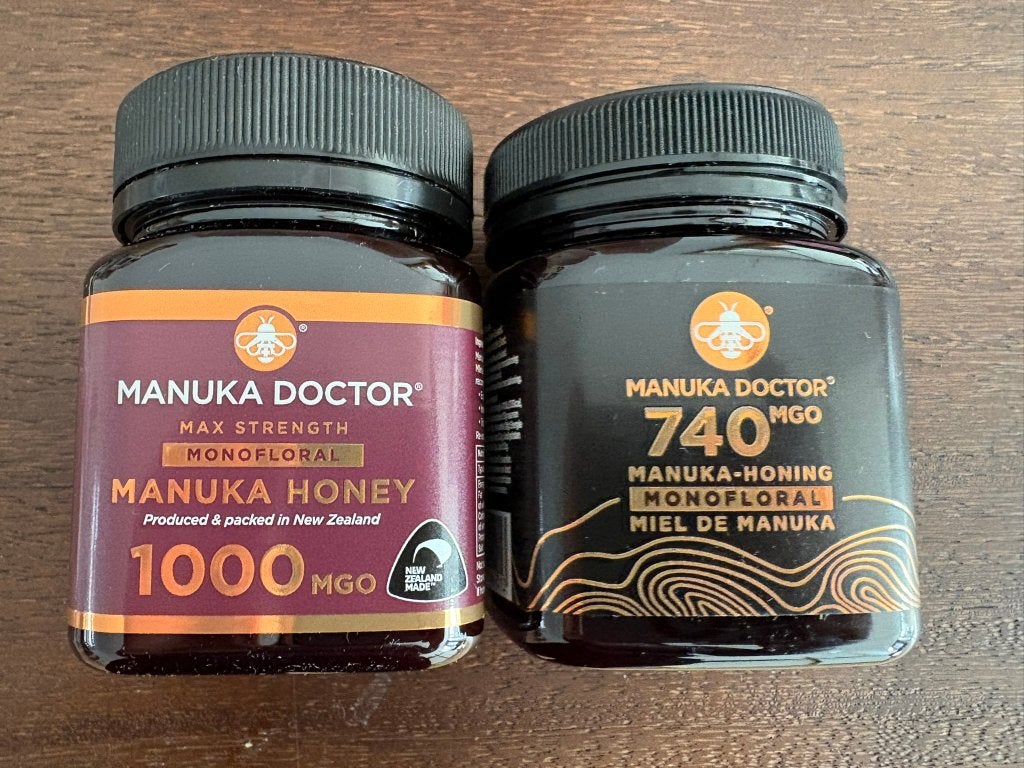 Manuka doctor honing 1000mgo & 740mgo 250gr, Diversen, Levensmiddelen, Ophalen of Verzenden