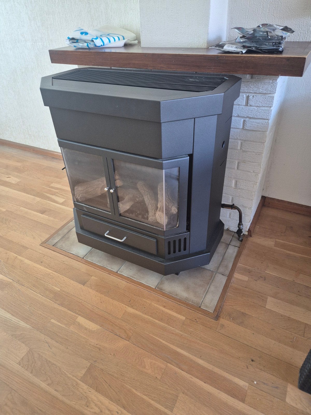Bocal A108 Retro Gashaard - Zo goed als nieuw, Huis en Inrichting, Haarden, Bocal, Onbekend, Ophalen of Verzenden, Vrijstaande haard