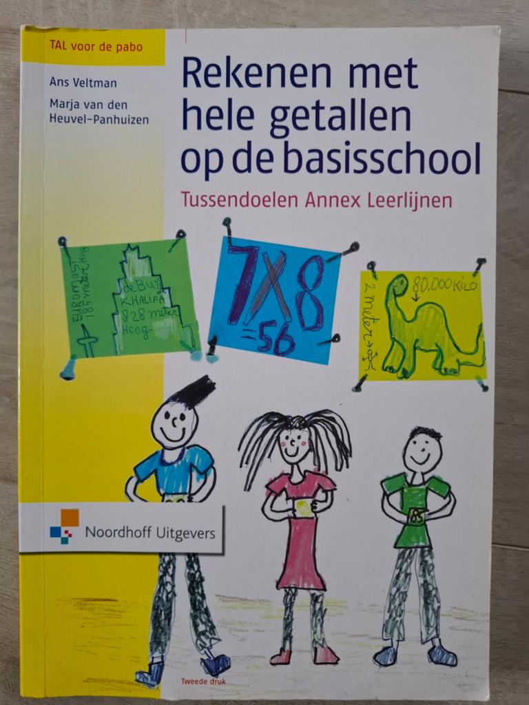 Rekenen met hele getallen op de basisschool, Boeken, Gelezen, Ans Veltman, Marja van den Heuvel-Panhuizen, Wiskunde A, Ophalen of Verzenden