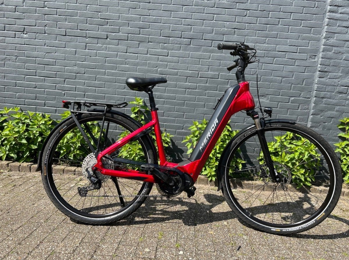 MERIDA eSPRESSO EP8-Edition Dames Red 51cm M 2021, Fietsen en Brommers, Elektrische fietsen, Gebruikt, -, -, 51 tot 55 cm