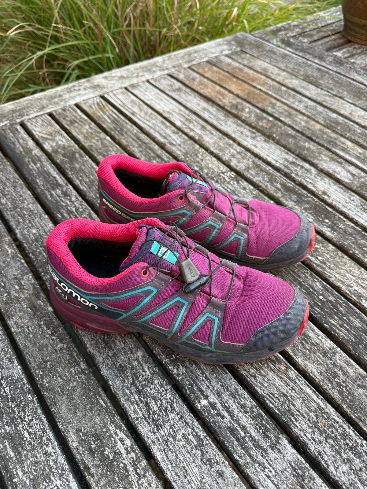 Salomon Speedcross Waterproof Wandelschoenen maat 38, Roze, Gedragen, Wandelschoenen, Ophalen of Verzenden