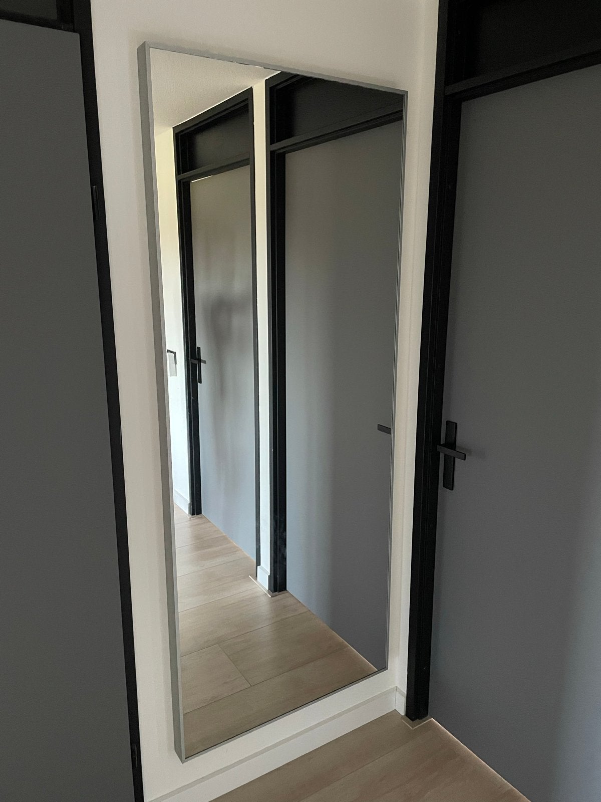 Grote IKEA Hovet spiegel 80x190 cm, Ophalen, Gebruikt, 75 tot 100 cm, 150 tot 200 cm
