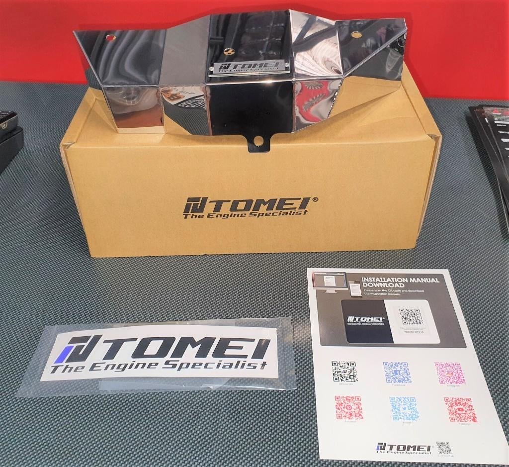 Tomei spruitstuk schild - Lancer Evolution Evo 4 5 6 7 8 9, Ophalen of Verzenden