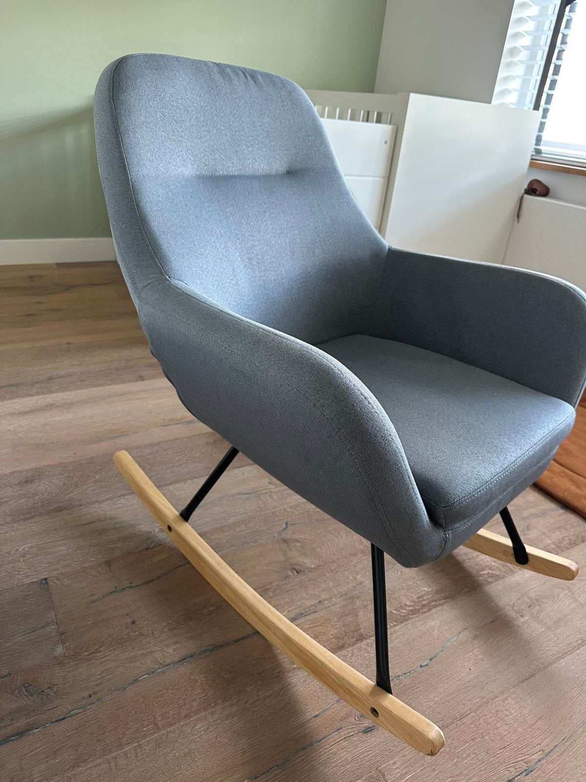 Schommelstoel, Huis en Inrichting, Stoelen, Ophalen, Bruin, Eén