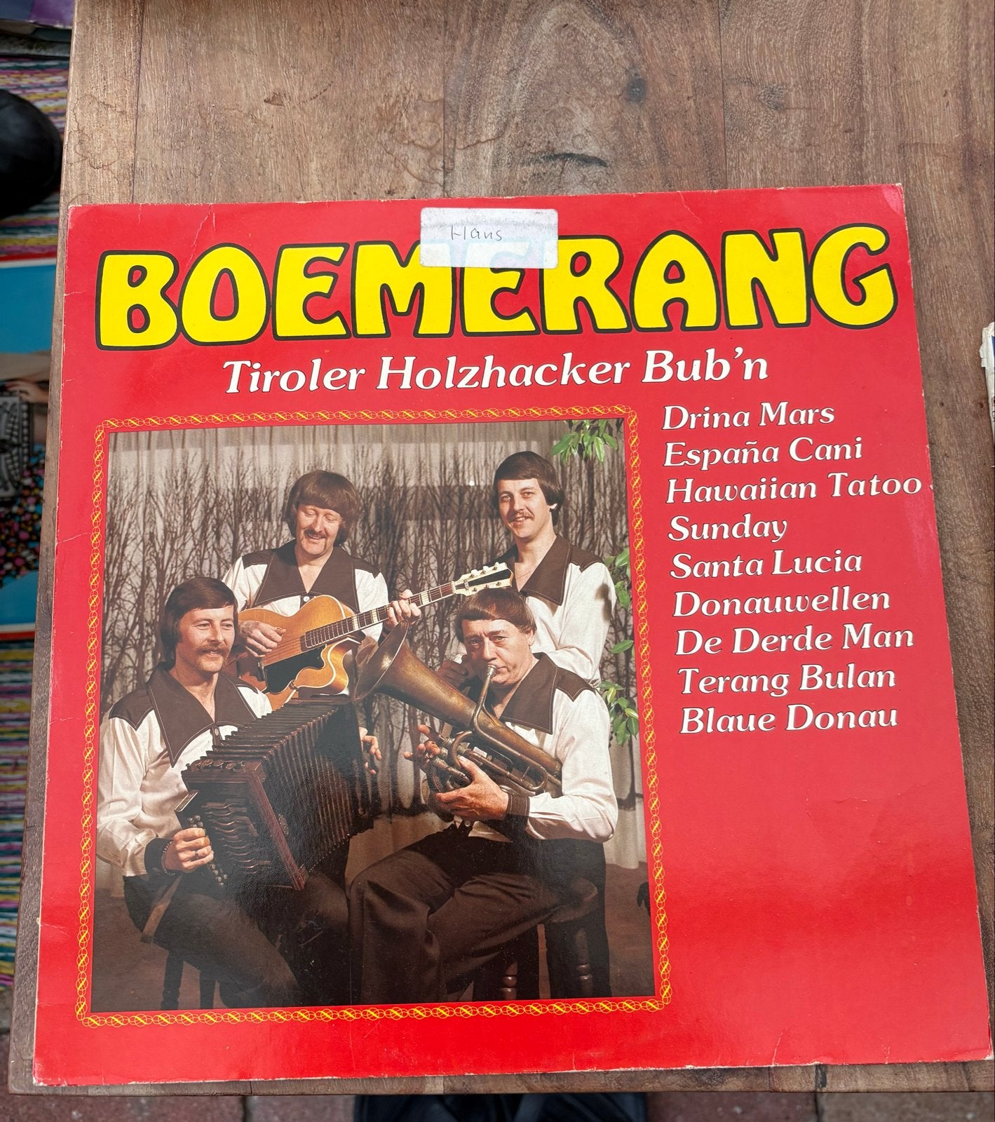 Boemerang - Tiroler Holzhacker Bub'n LP (1978), Ophalen of Verzenden, Gebruikt, 12 inch, LP