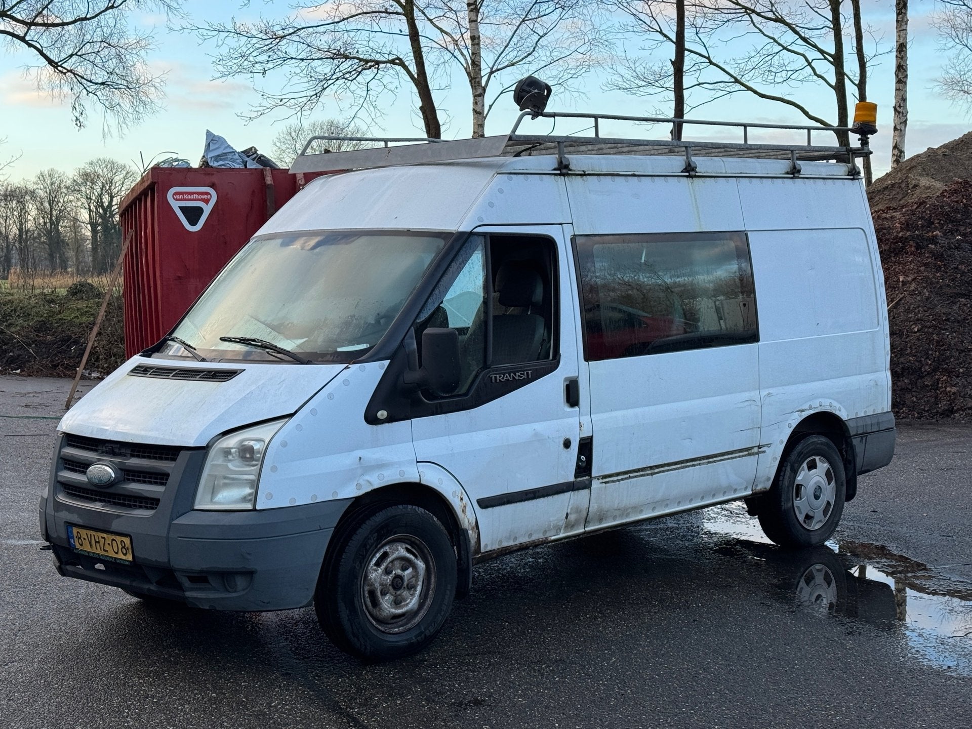 Ford Transit 330M 2.4 TDCI HD DC, Auto's, Bestelauto's, Bedrijf, Te koop, ABS, Centrale vergrendeling, Electronic Stability Program (ESP)