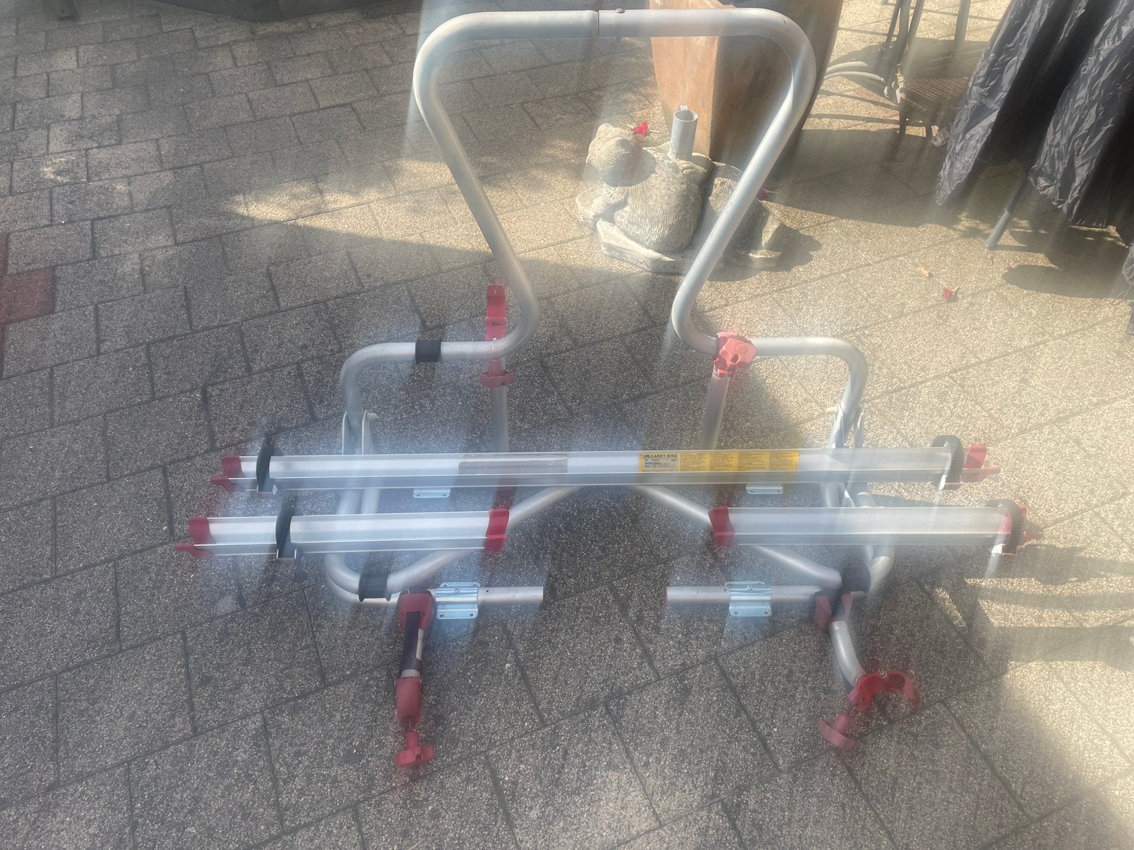 Fietsendrager voor op caravan distel, Caravans en Kamperen, Caravan accessoires, Ophalen, Gebruikt
