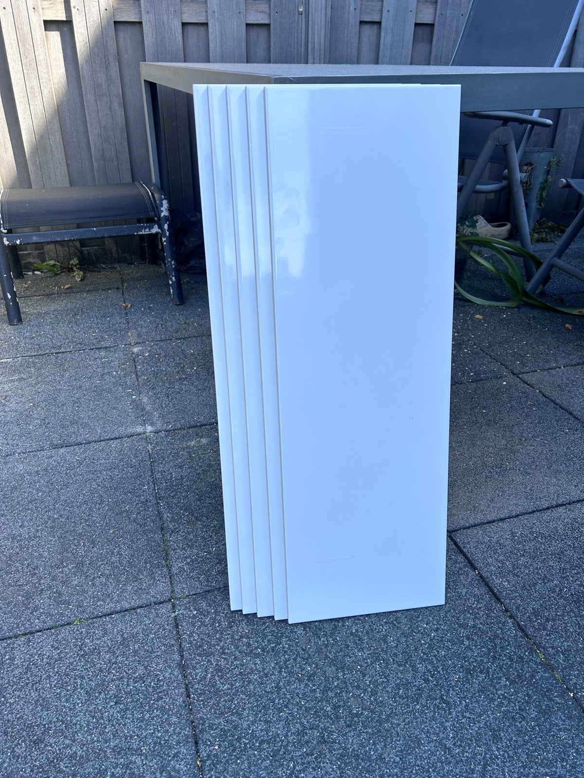 Witte wandtegels Pamesa Tripoli Blanco 25x75 cm (5 stuks), Ophalen, 60 cm of meer, Nieuw, Minder dan 5 m²