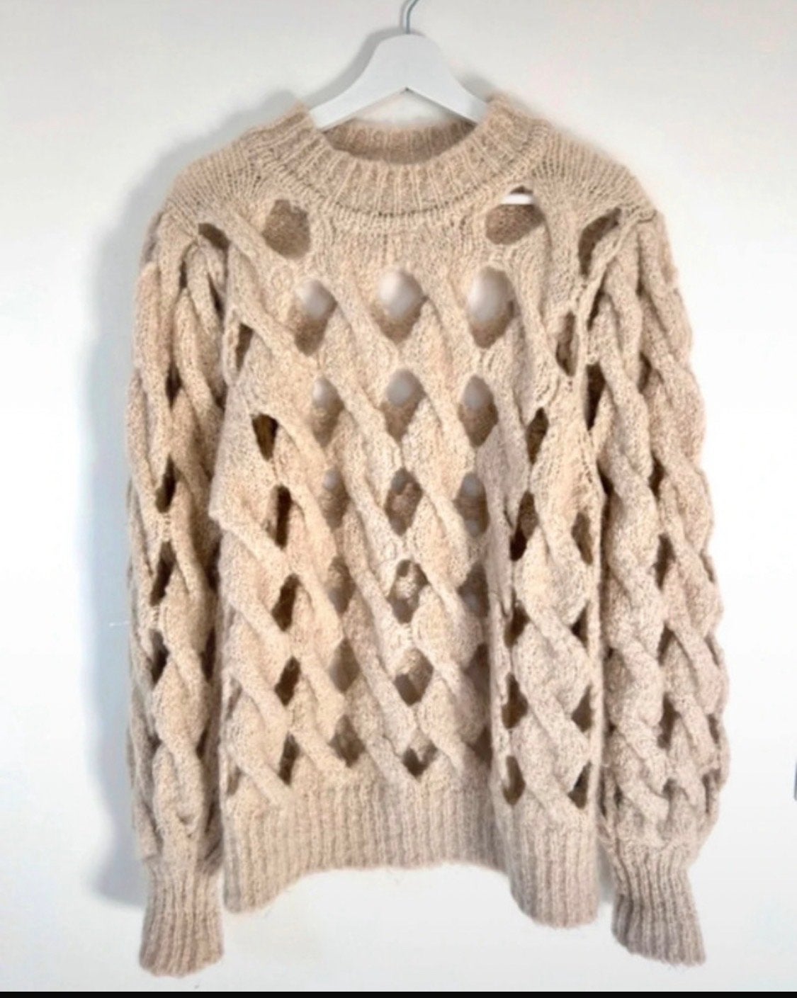 Isabel Marant Design Trui Maat S, Ophalen of Verzenden, Zo goed als nieuw, Maat 36 (S), Beige