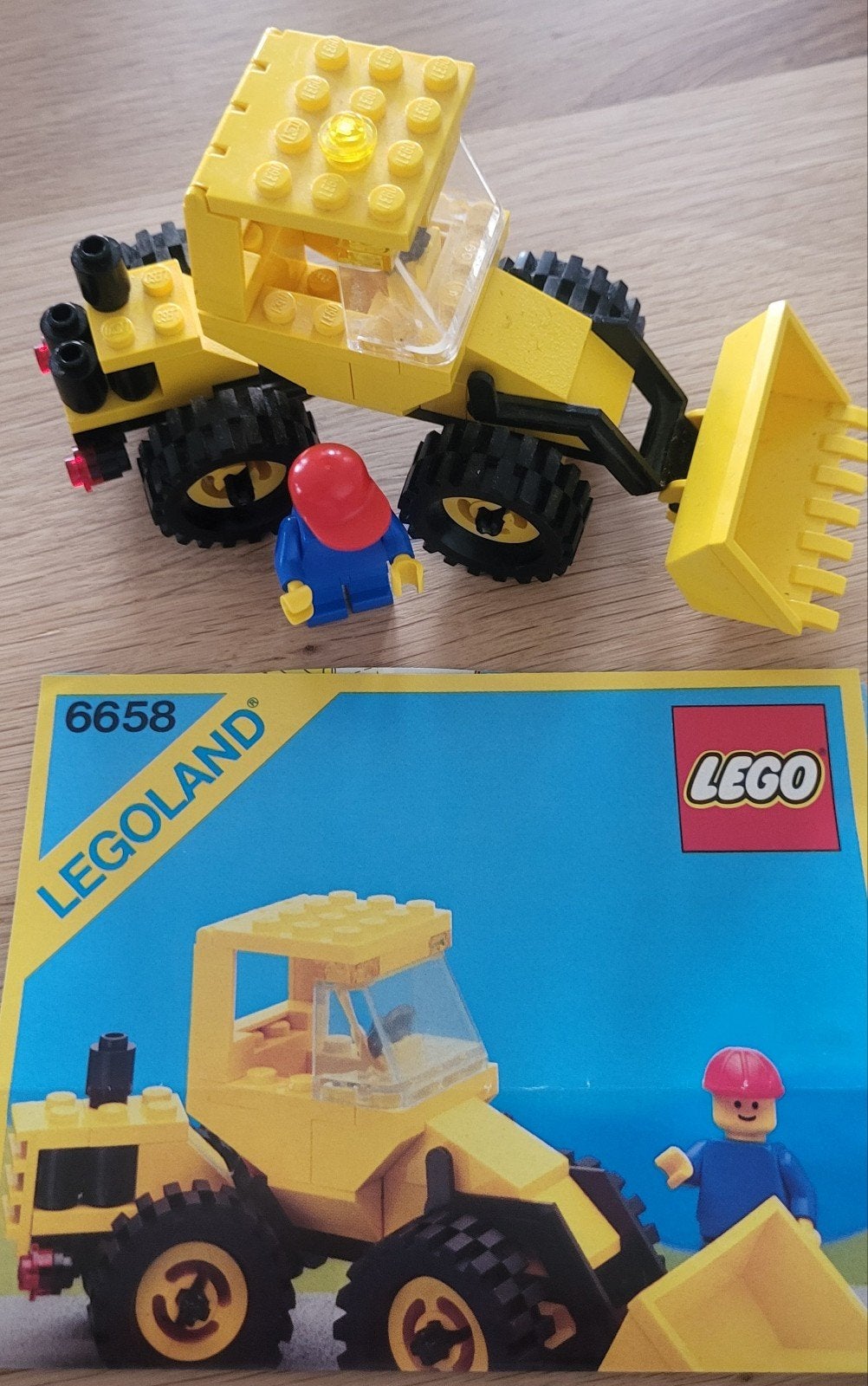 lego vintage 6658 bulldozer, Lego, Ophalen of Verzenden, Zo goed als nieuw, LEGOLAND