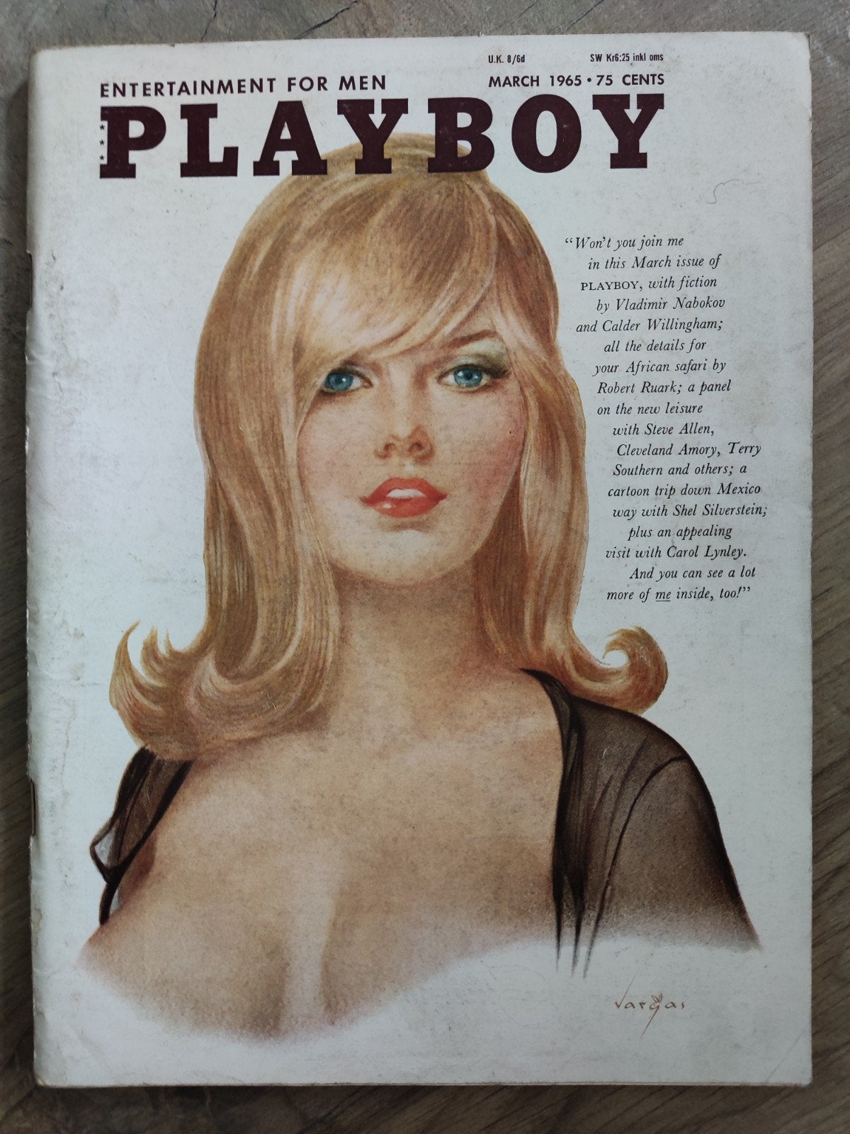 Playboy Magazine Maart 1965 - Vintage Entertainment, Ophalen of Verzenden, Gelezen, Overige typen