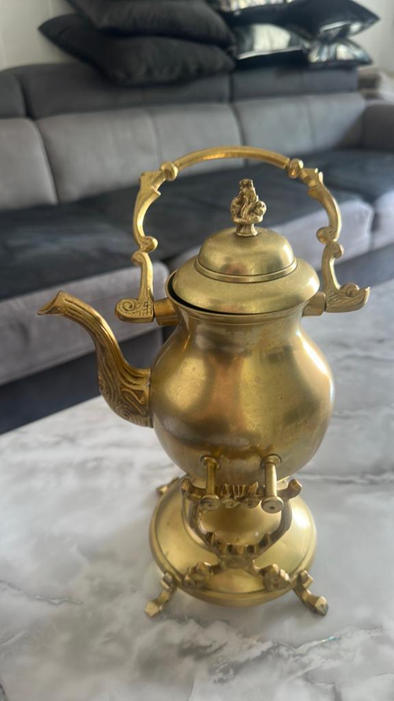 decoratieve koffiepot, Antiek en Kunst, Antiek | Koper en Brons, Ophalen of Verzenden