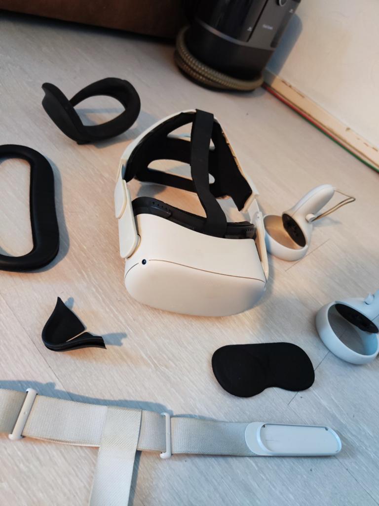 Oculus Quest 2 VR-bril met kabel voor 4K PC gaming, Spelcomputers en Games, Virtual Reality, Ophalen of Verzenden