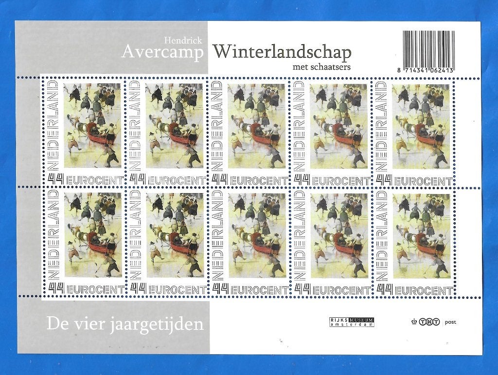NVPH 2563 Af 1 Vel - De Vier Jaargetijden - Winterlandschap, Postzegels en Munten, Verzenden, Na 1940, Postfris