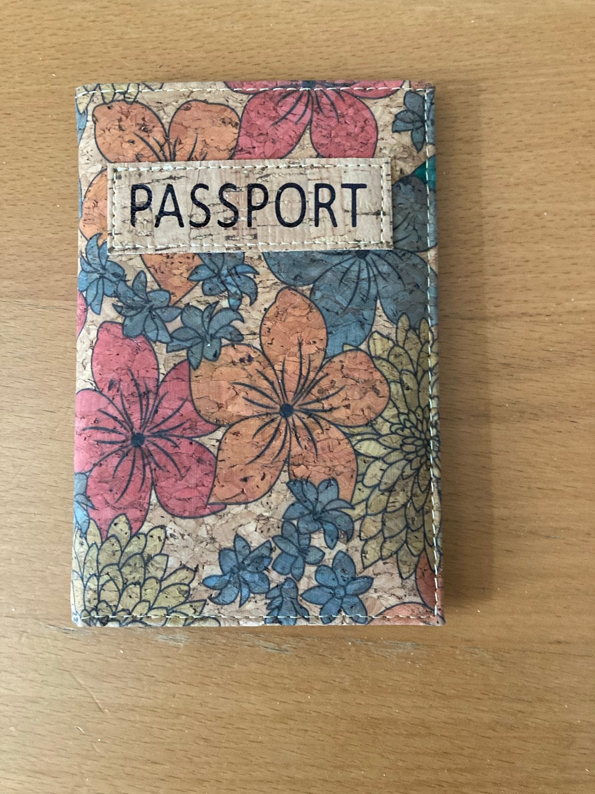 Paspoorthoesje met bloemenprint  uit Mallorca, Verzenden, Zo goed als nieuw, Overige kleuren, Overige merken