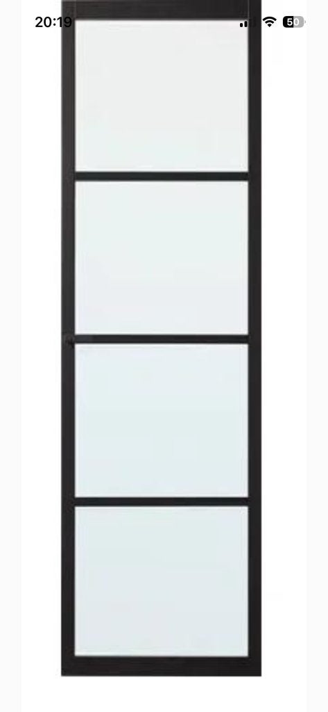 Staal look deur, Doe-het-zelf en Verbouw, Deuren en Horren, Ophalen, Nieuw, Binnendeur, 200 tot 215 cm