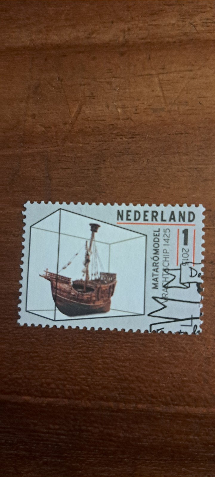 Zegel Scheepsmodellen. Gestempeld. 2015 ., Ophalen of Verzenden