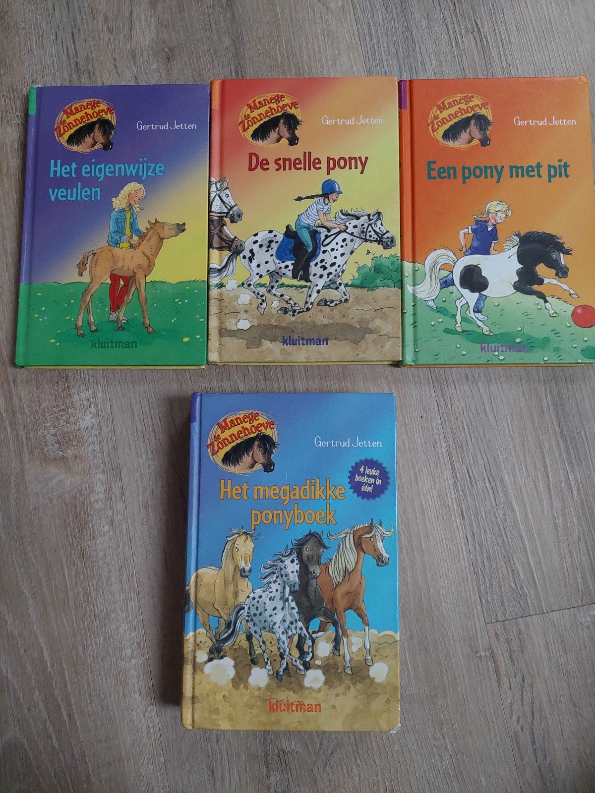Diverse boeken Manege De Zonnehoeve-Gertrud Jetten, Boeken, Ophalen of Verzenden, Zo goed als nieuw, Gertrud Jetten, Fictie algemeen