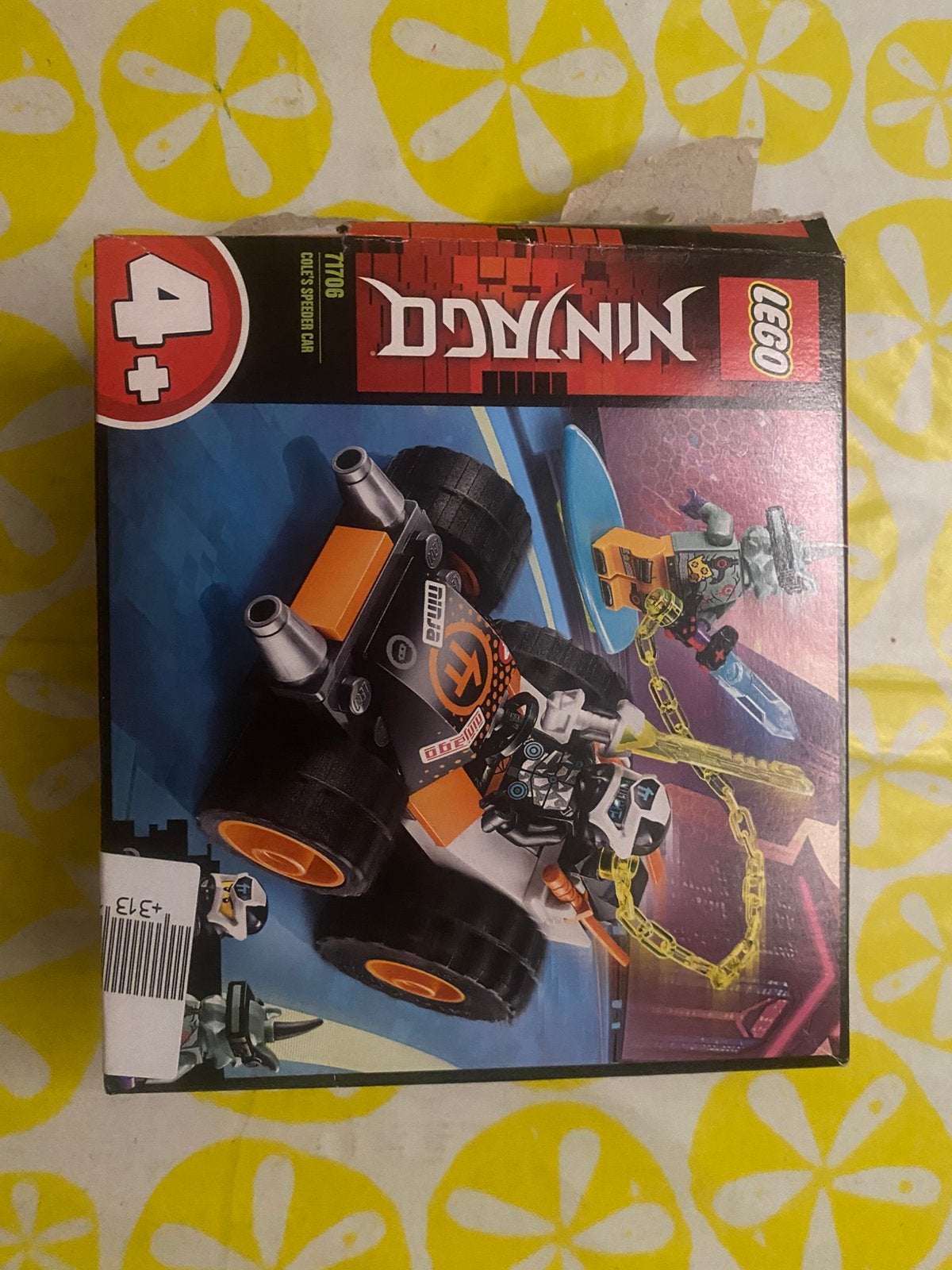 Lego Ninjago 71706: Cole’s Speederwagen, Lego, Ophalen of Verzenden, Zo goed als nieuw, Compleet