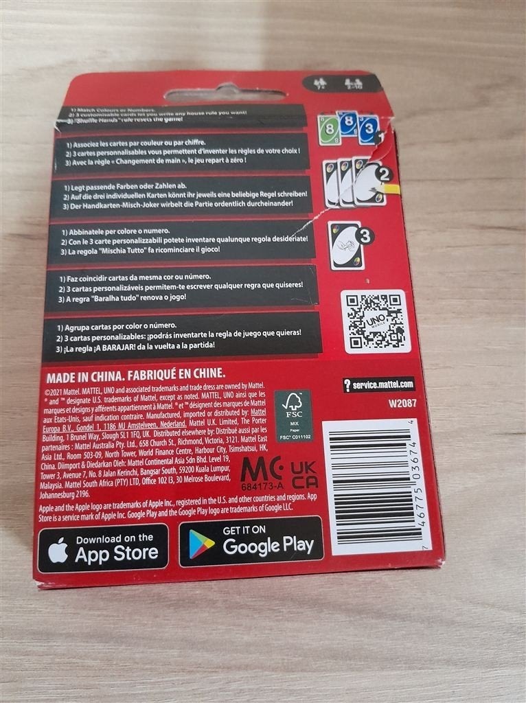 uno kaartspel - s3833, Hobby en Vrije tijd, Verzenden, Zo goed als nieuw