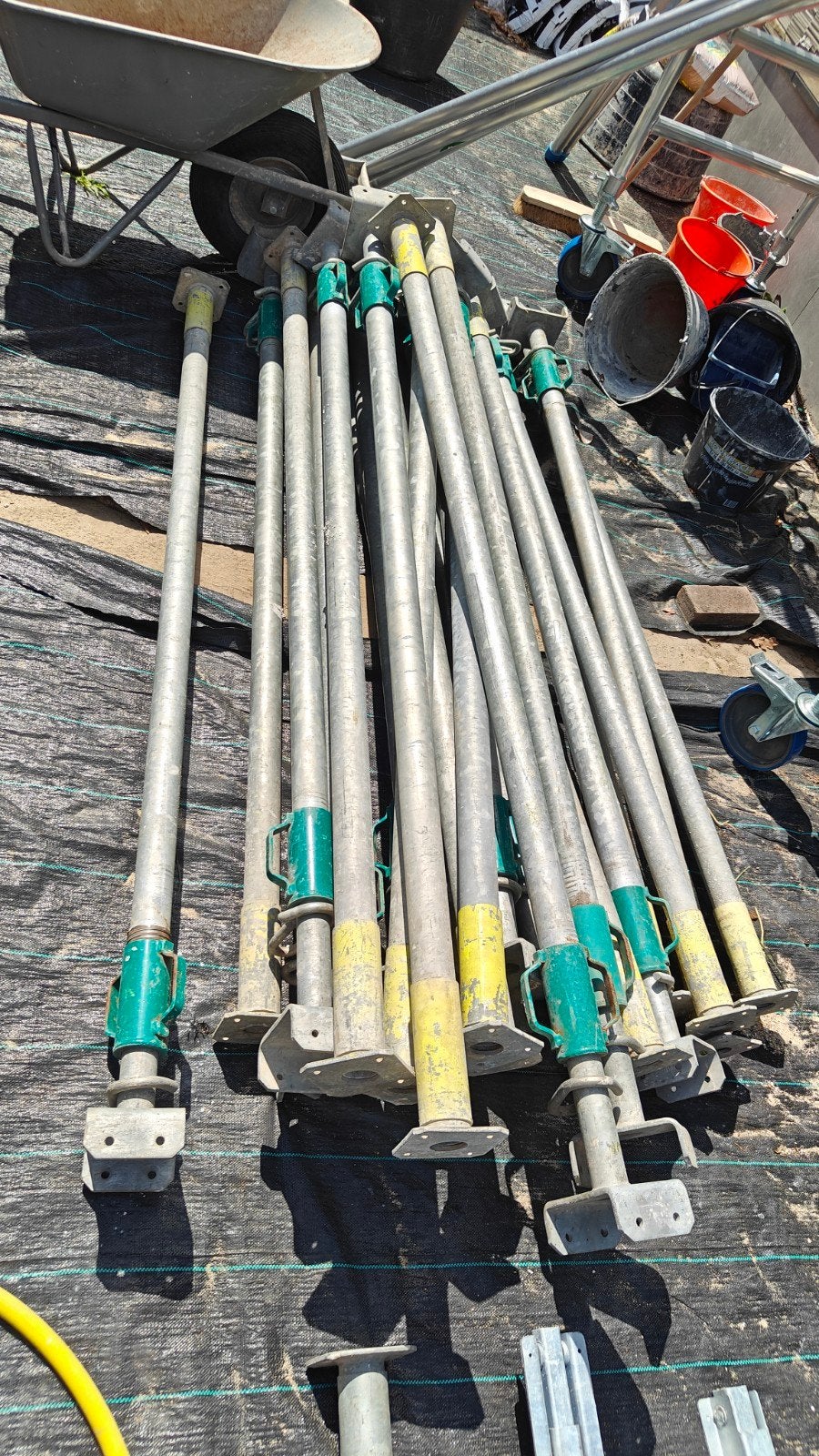 bouw bouwstempels schroefstempels stut stempels stutten, Doe-het-zelf en Verbouw, Ophalen