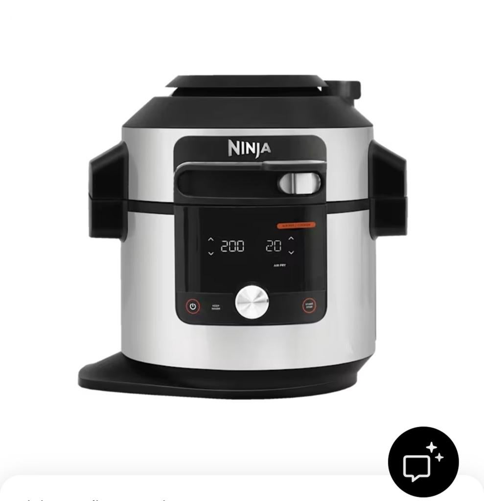 Ninja Foodi MAX 14-in-1 SmartLid Multi-Cooker 7.5L, Witgoed en Apparatuur, Airfryers, Ophalen, Nieuw, Airfryer, 1500 gram of meer