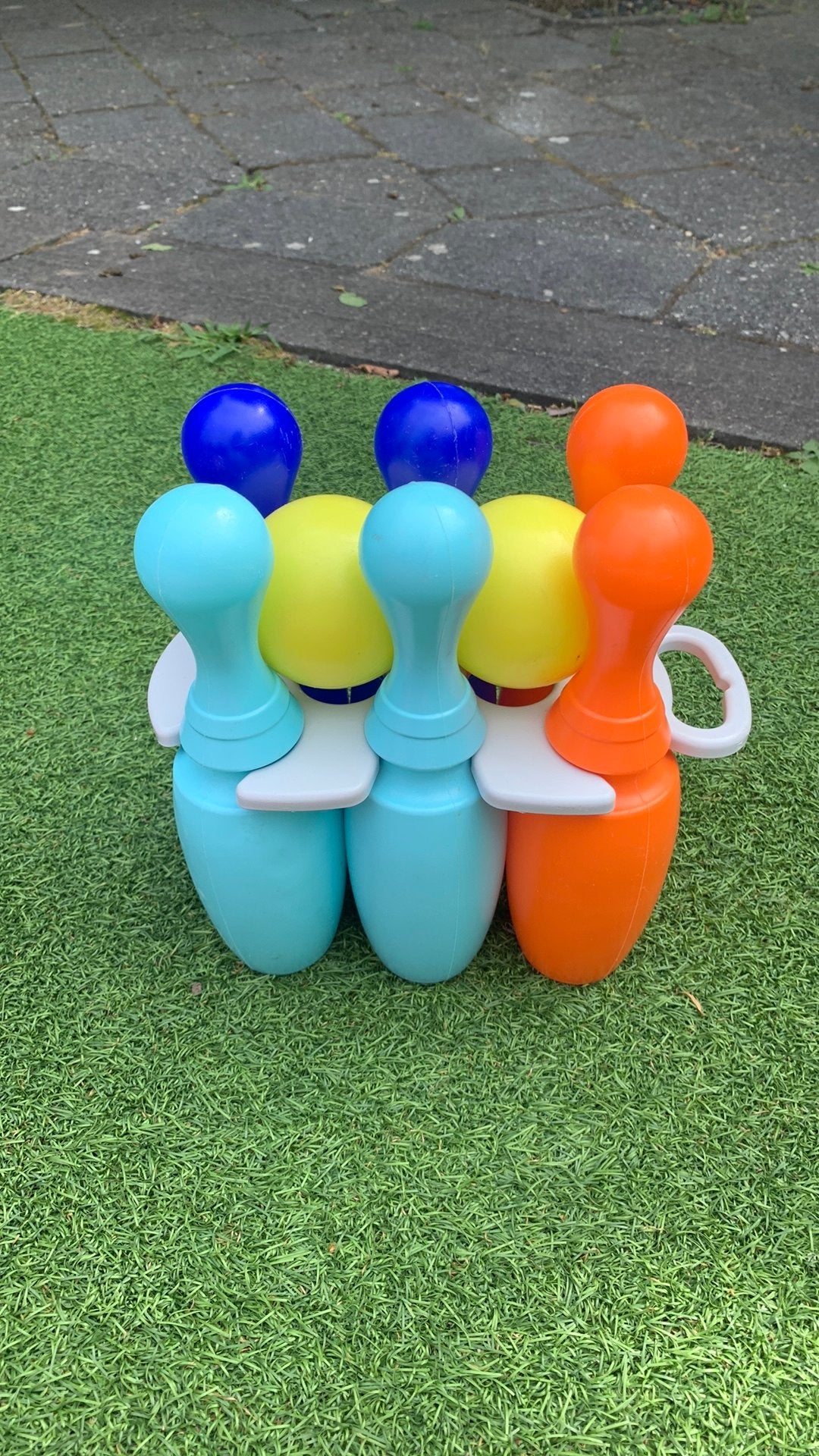 GRATIS kegelset kinderen, Ophalen, Zo goed als nieuw
