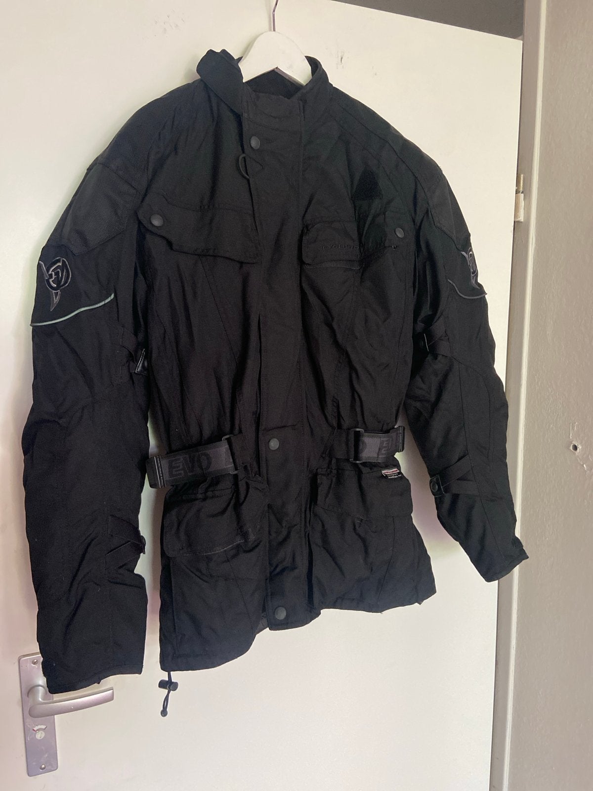 Motorjas (S), laarzen (40) en handschoenen (L) - Zwart, Ophalen, Nieuw zonder kaartje, Heren, Jas | textiel