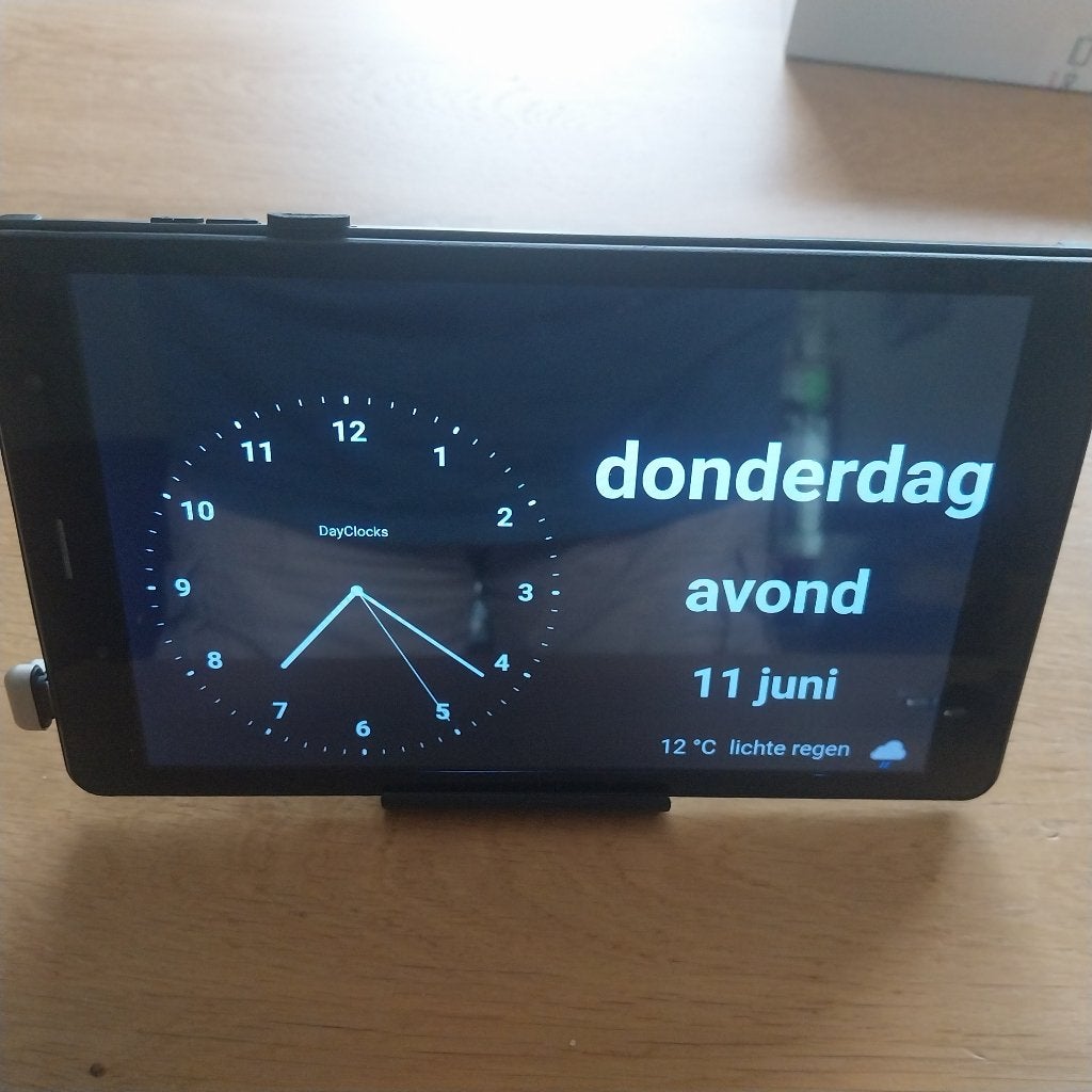 Dayclocks Senioren klok/kalender, Computers en Software, Android Tablets, Overige merken, Dayclock7, Ophalen of Verzenden, Zo goed als nieuw